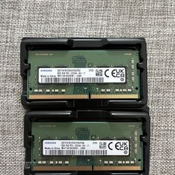 Memory RAM 16gb (8gb x 2) DDR4 - 3200mhz. SAMSUNG