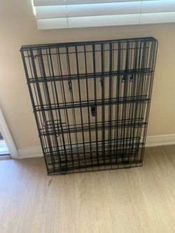 Foldable metal wire dog