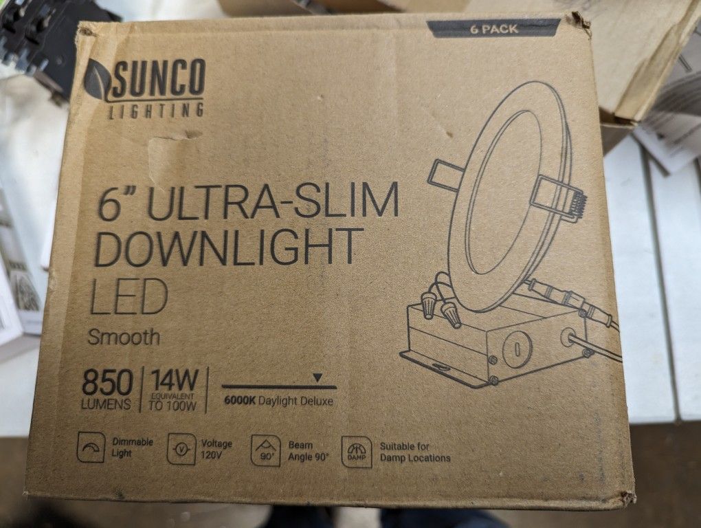 Recessed Lights Ultra Slim 4" Six Pack