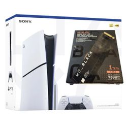 1tb WD_BLACK SN850X 1TB NVMe SSD with Heatsink - M.2 2280, Up to 7,300 MB/s Read speeds, Up to 6,300 MB/s For PS5 or PC New&Sealed Avaialable Today