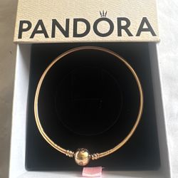 Pandora Moments Bangle 14k gold