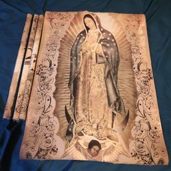Rug Poster Virgin Mary $15 Each