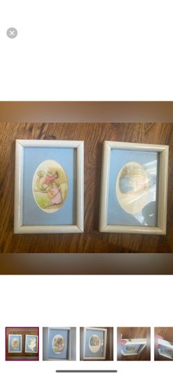 Vintage Beatrix Potter Picture Frames 