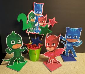 PJ Mask centerpieces
