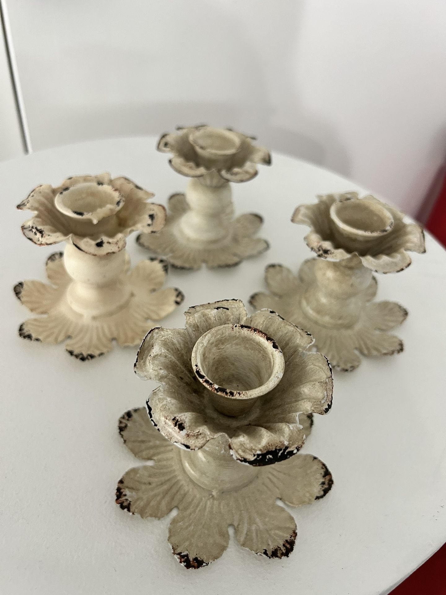 9 Shabby Candle Holders