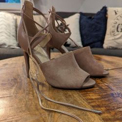 Mark Fisher Suede Soft Pink Sandals