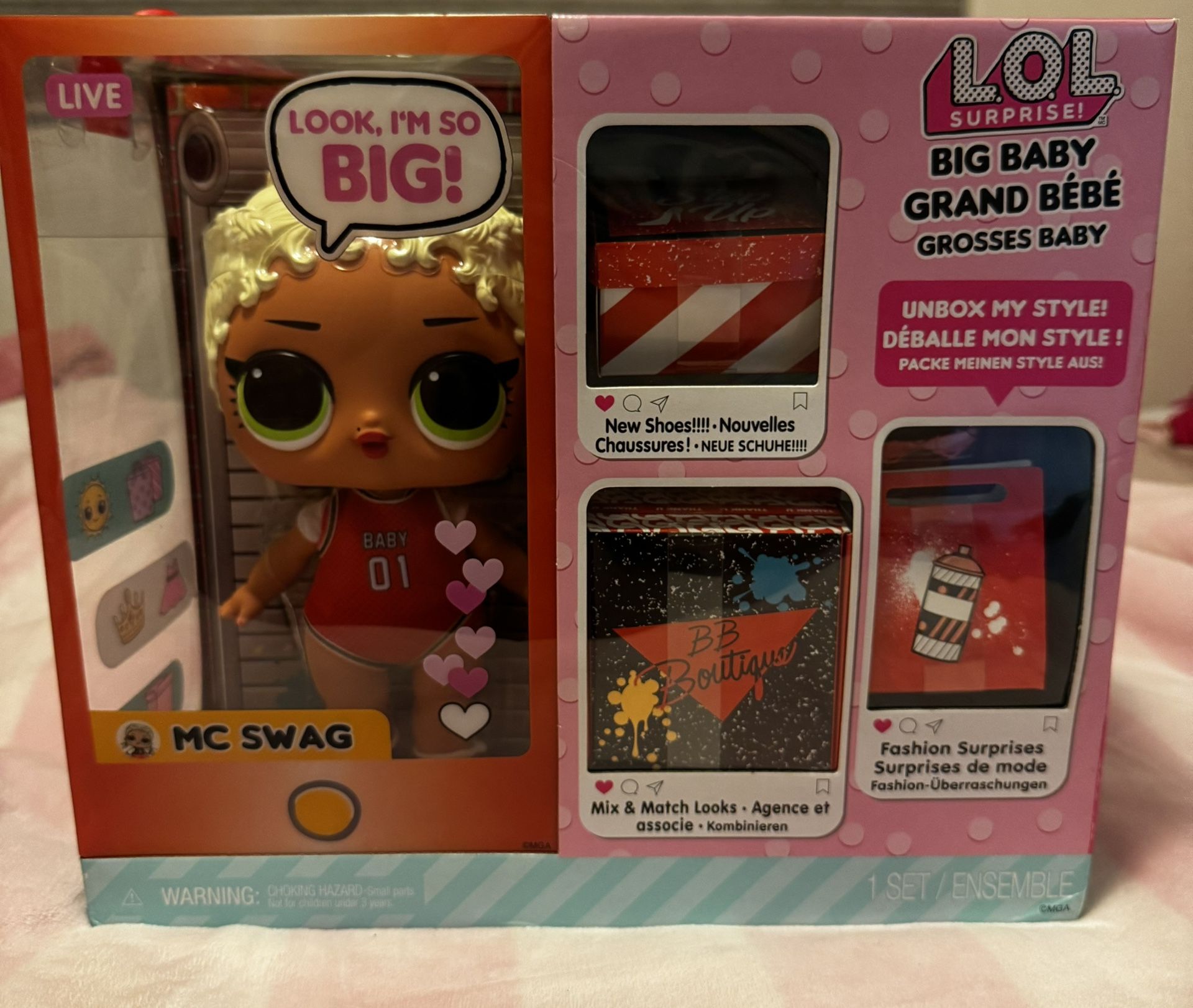 LOL DOLL BIG BABY MC SWAG