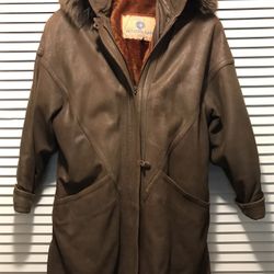 Woman And Man Winter Jacket-natural Leather And Men Jacket 