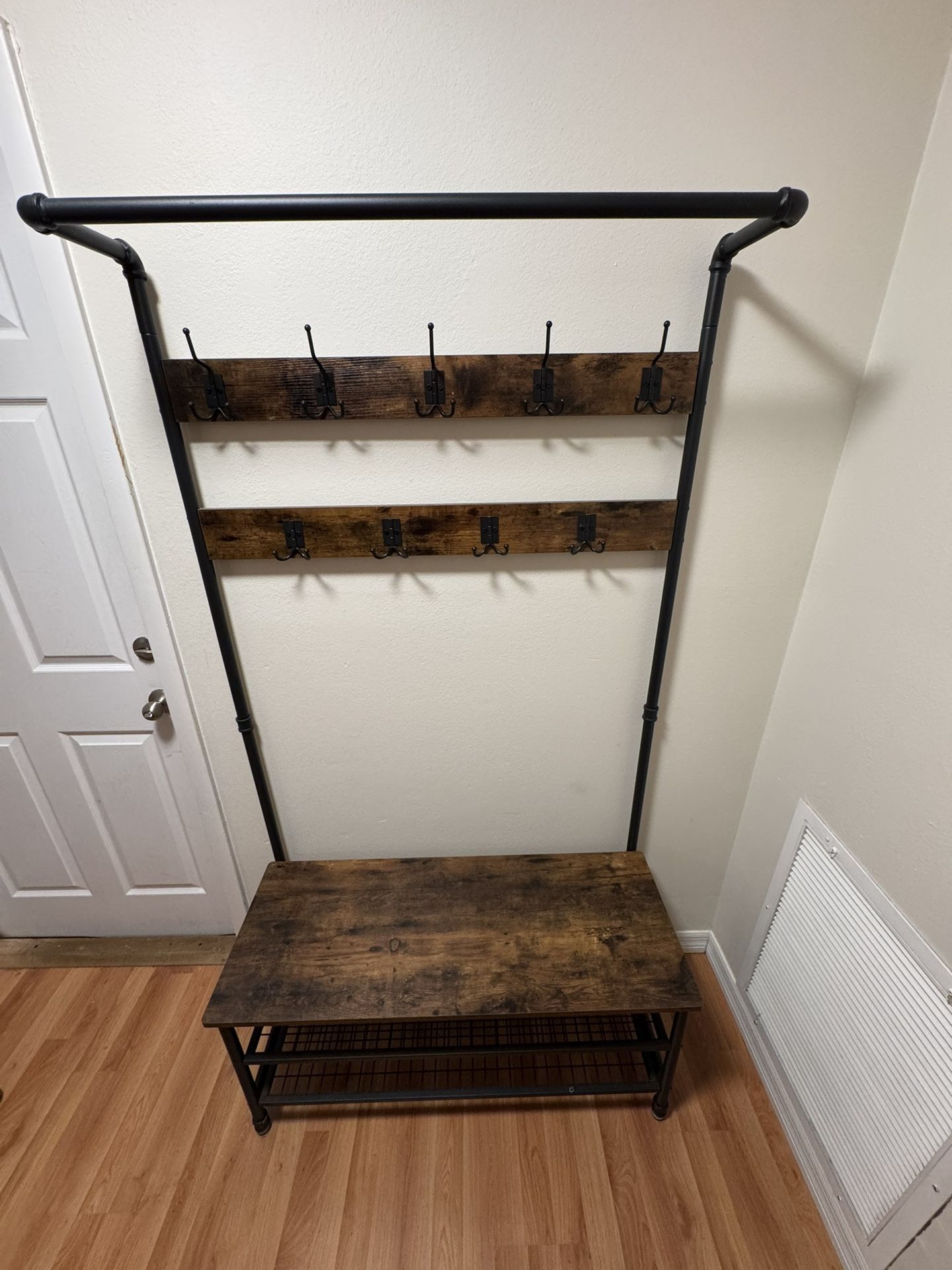 Shoe And Coat Rack