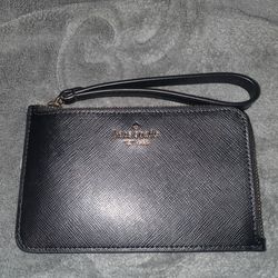 Kate Spade medium L Zip saffiano leather wristlet