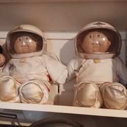 Cabbage Patch Kids Astronaut Twins With Tounge Out