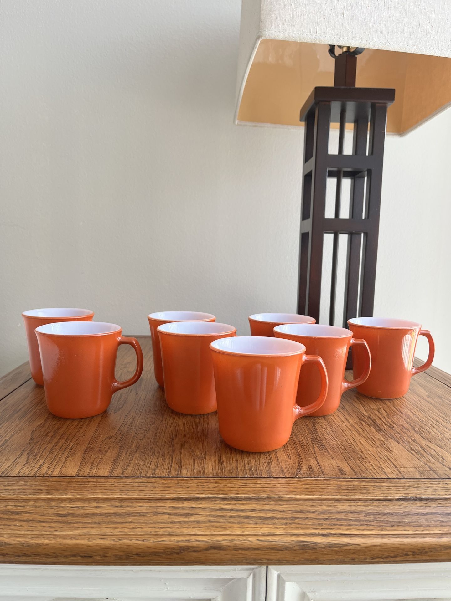 Vintage Corning 8 Mug set