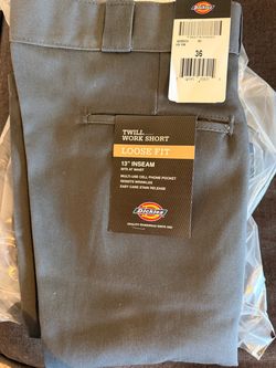 Dickies Twill Work Shorts Loose Fit Size 36