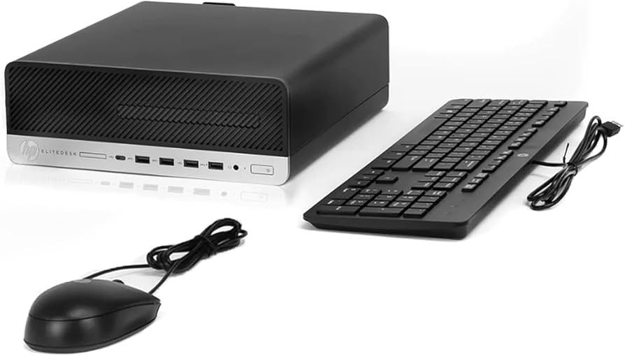 HP EliteDesk 800 G5 SFF i7 32gb RAM 1TB SSD PC w/ RGB Keyboard and Mouse