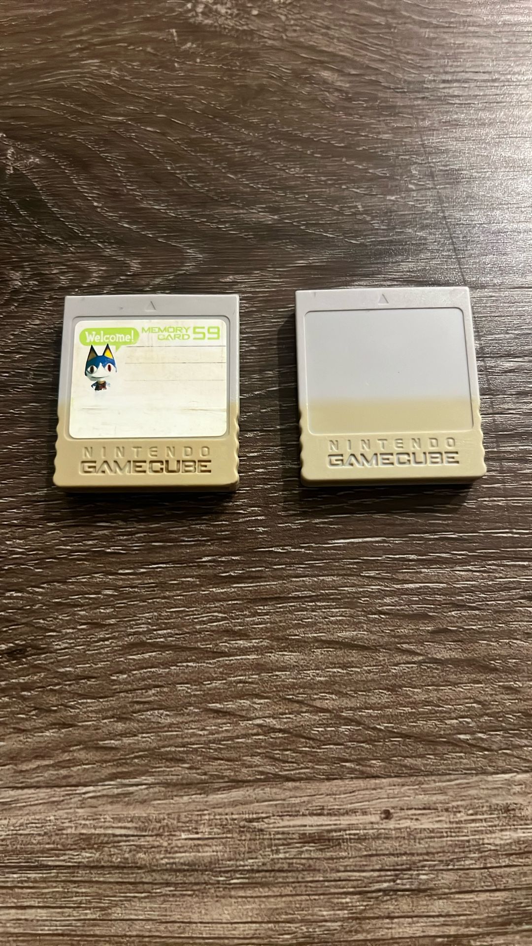 Nintendo GameCube Memory Cards