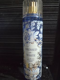 Dressed in white bbw spray