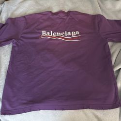 Balenciaga Distressed T Shirt 