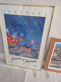 Art Frame posters ( YAMAGATA ) AND MALAGA PALOS VERDES, CALIFORNIA
