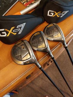 Golf Gx7 Driver, 3 And 7 Woods