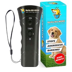 Barks No More Dog Training Device & Bark Deterrent - Stop Barking Without Hurting Your Pet