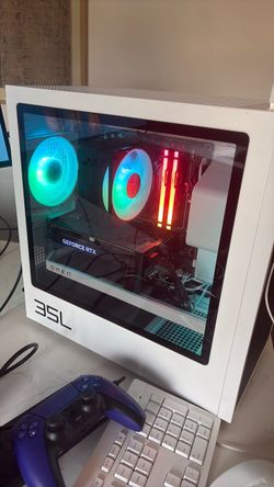 Omen 35L gaming pc for sale with monitor/controller and headset