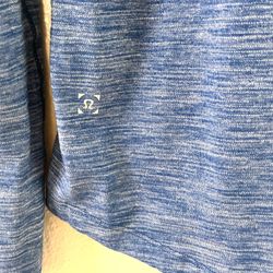 🍋Lululemon LS Crew  Blue Tee  M 