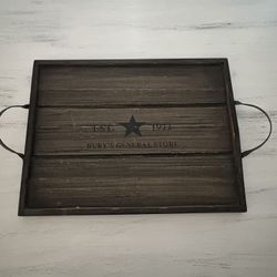 Rustic Serving Tray - Like New 
