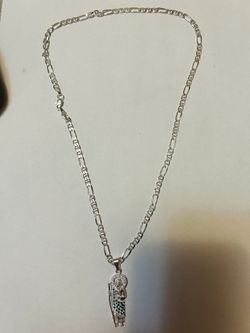 Cadena De Plata .925 Y Tobillera De Ojitos