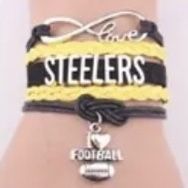 Pittsburgh Steelers Football Bracelet 