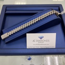 Bracelet Cubanlink 14 Mm 8,5 Inch 10k Diamonds 💎 
