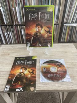 Harry Potter and the Goblet of Fire (Xbox, 2005) Complete cib with manual