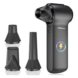 Brandnew Compressed Air Duster 180000RPM – Super Power Cordless Electric Air Duster with 3-Speed Turbo Fan, Rechargeable Air Blower for Computer, Keyb