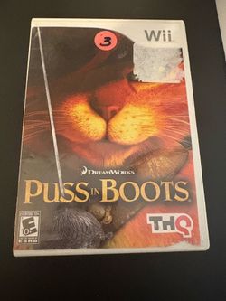 DreamWorks Puss in Boots (Nintendo Wii) - CIB