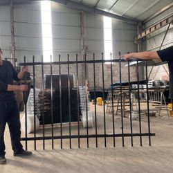 Prefabricated Metal Fence panels - Many Variations Available