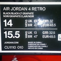 Jordans Retro 4