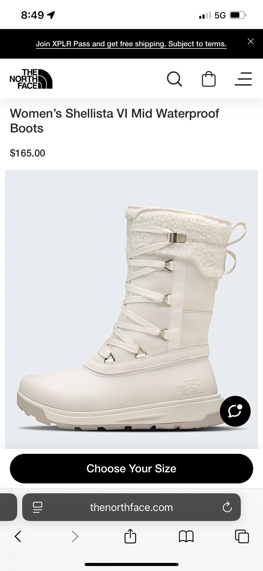 Women Snow Boots Northface