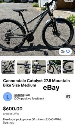 Cannondale Catalyst Mountain Bike