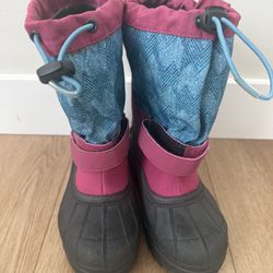 Columbia Kids Snow Boots Pink Blue