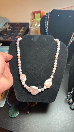 Botswana agate necklace (natural)