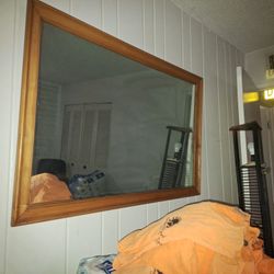 mirror 32L"x2"Wx48"H