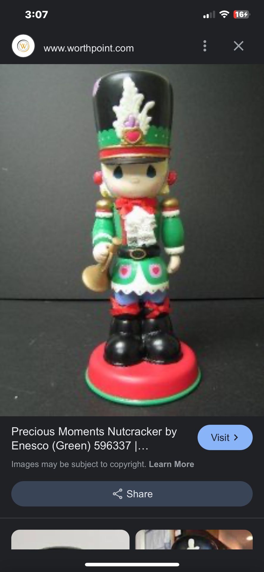 Precious Moment Nutcracker