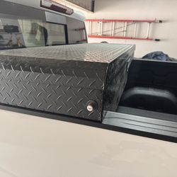 71.36 in. Matte Black Aluminum Full Size Crossbed Truck Tool Box