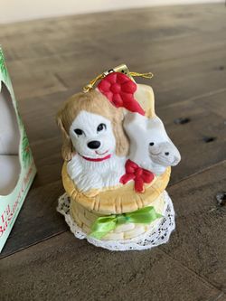 Vintage Jasco Lil Bassinett Chimer Christmas Ornament 