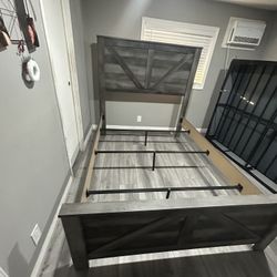 Queen Size bed frame $250