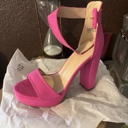 Pink heels