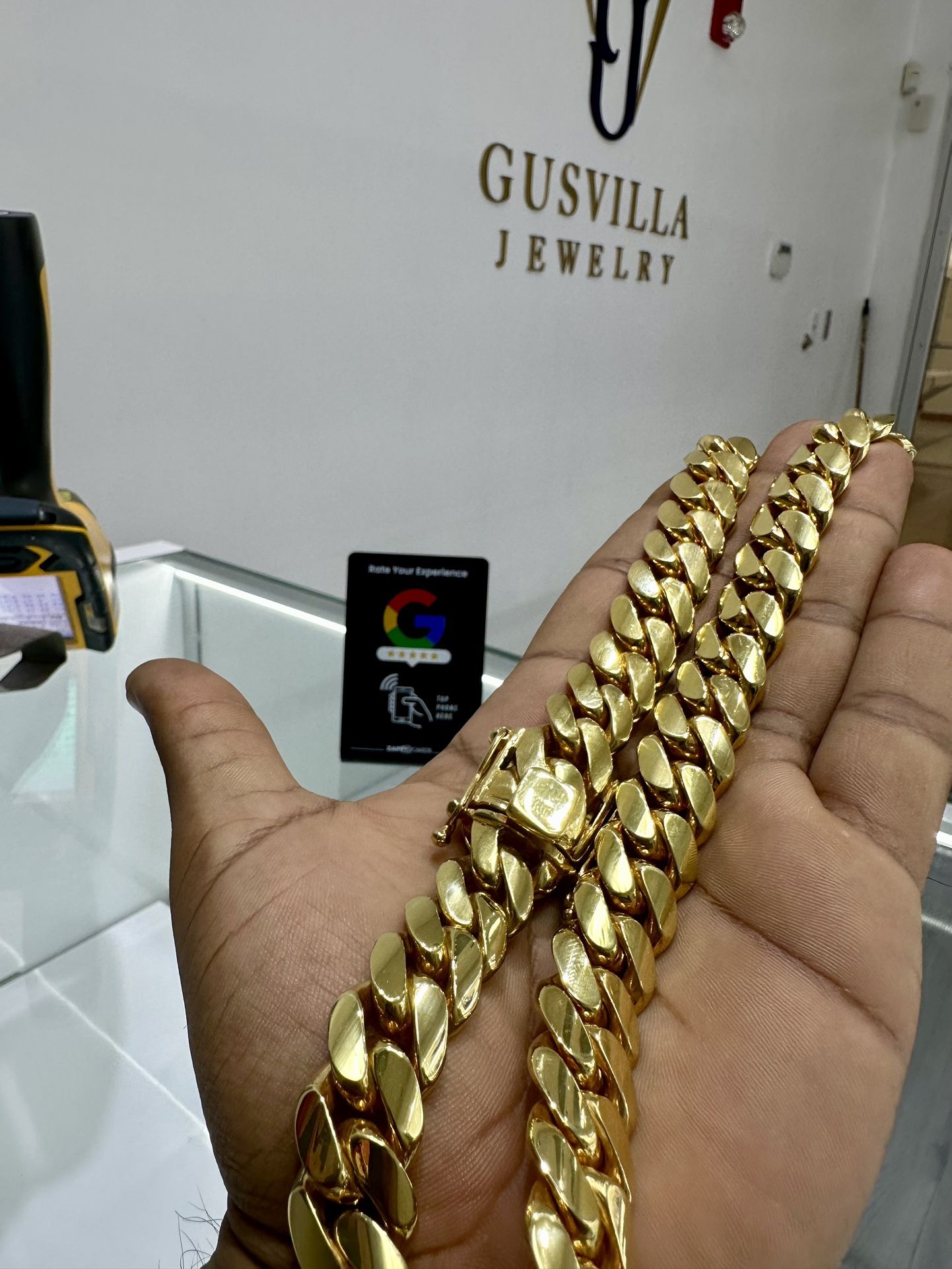 🌴🤩16mm 22” Miami Cuban Chain Come🧑🏼🏭💎 By Our Shop 17 E Flagler St Suite 117 Miami Fl 33131