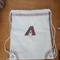 Arizona Diamondbacks  MLB Drawstring Bag Backpack SackPack Gym Book Bag 14 X 17 