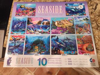 Seaside Jigsaw 6 Puzzles Set