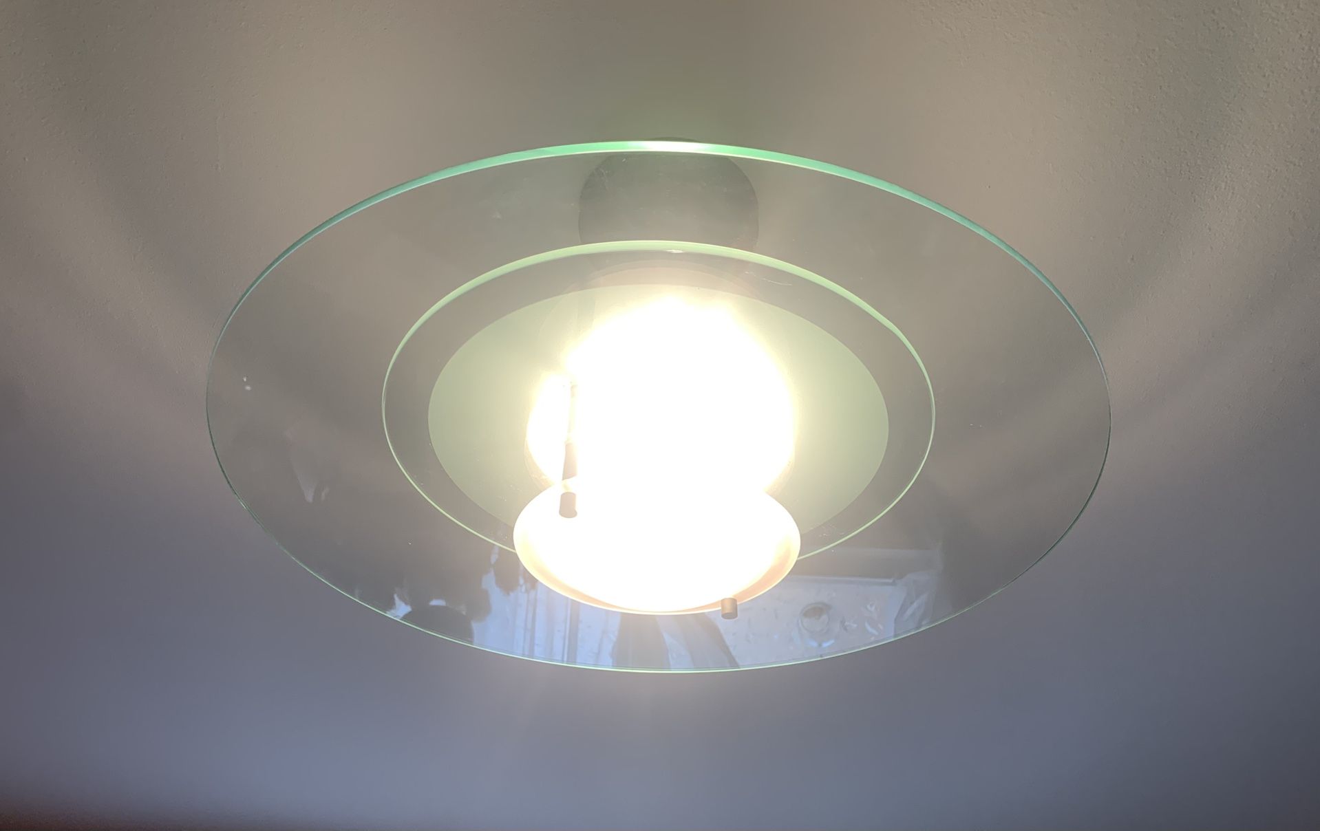 Hanging Light in Glass