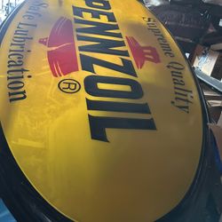 4 Ft Penzoil Sign